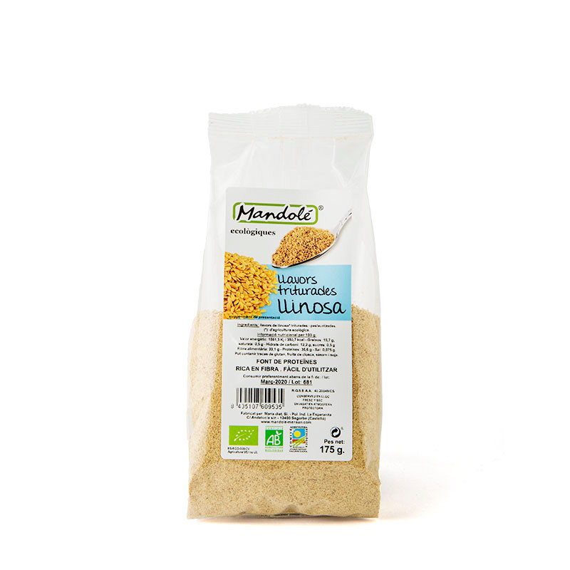 LINO DORADO TRITURADO BIO  175Gr. MANDOLE