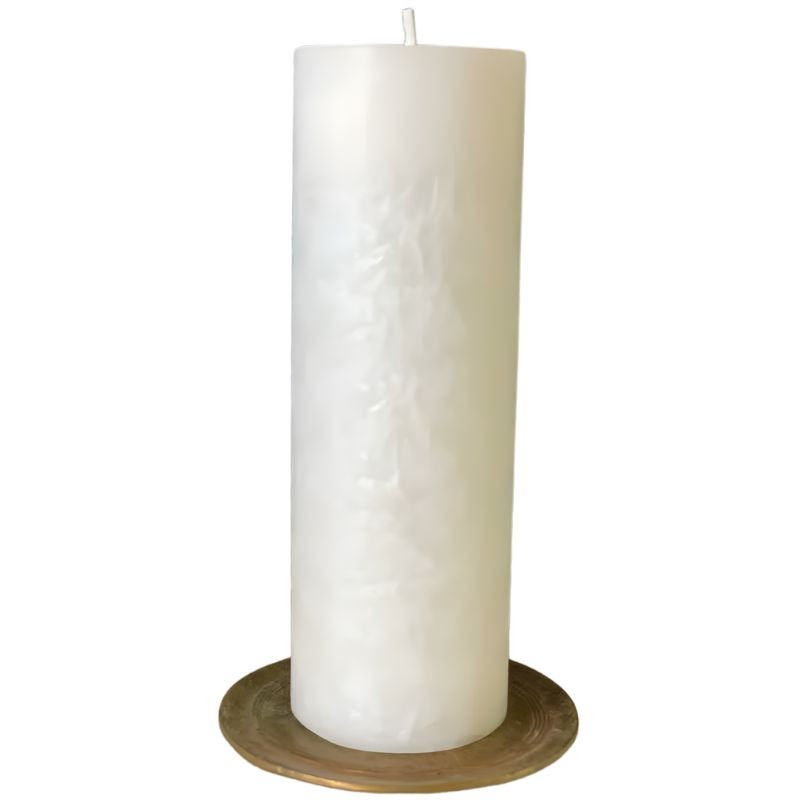 VELA BLANCA DE COCO 100% VEGETAL ORO DE LOS ANDES