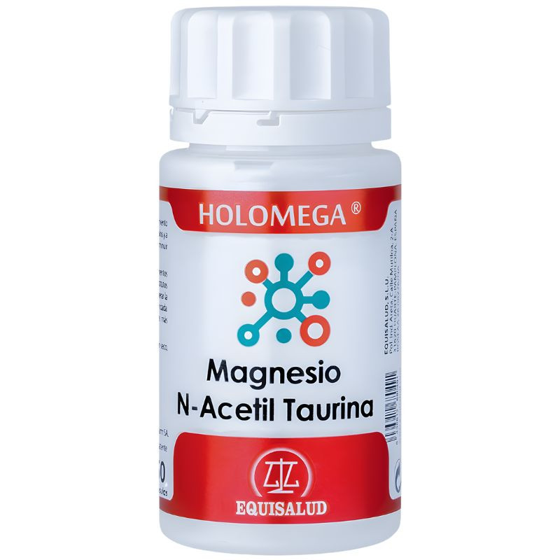 HOLOMEGA MAGNESIO N-ACETIL TAURINA 50 CÁPSULAS EQUISALUD
