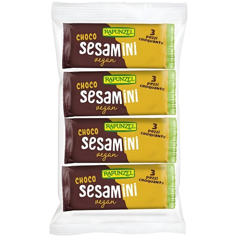 BARRITA SESAMINI CHOCO 4x27Gr. RAPUNZEL