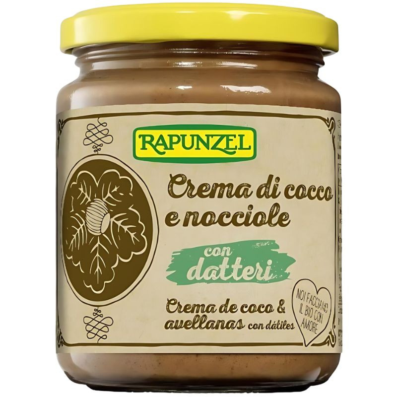 CREMA DE COCO, AVELLANAS Y DÁTILES 250G RAPUNZEL