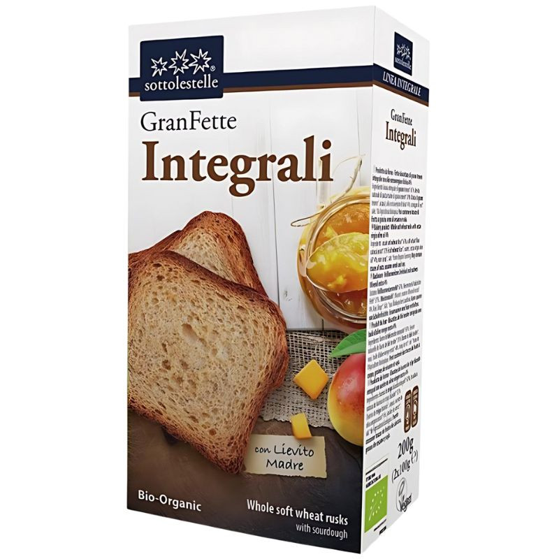 PAN TOSTADO INTEGRAL 200G SOTTOLESTELLE