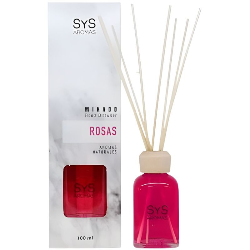 AMBIENTADOR MIKADO MÁRMOL ROSAS 100ML SYS