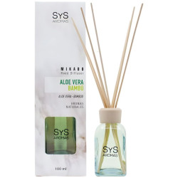 AMBIENTADOR MIKADO MÁRMOL ALOE VERA-BAMBÚ 100ML SYS