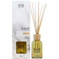 AMBIENTADOR MIKADO MÁRMOL ÁMBAR 50ML SYS