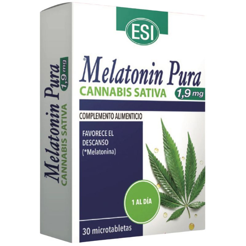 MELATONIN PURA 1,9MG CON CANNABIS 30 MICROTABLETAS ESI