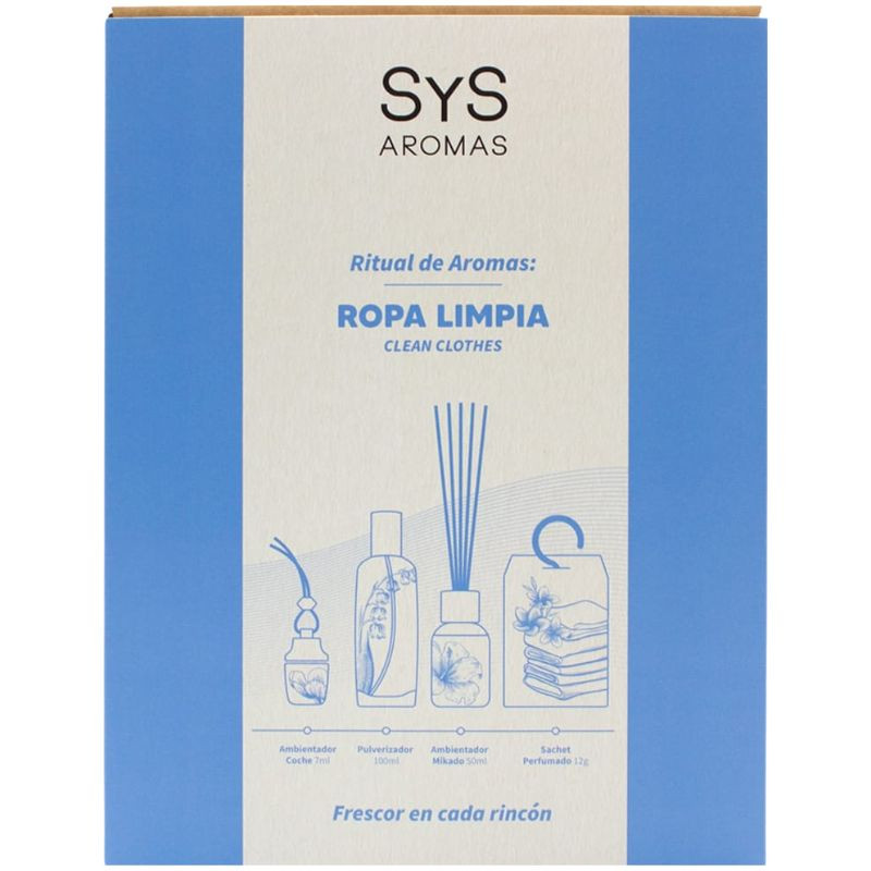 PACK RITUAL DE AROMAS ROPA LIMPIA SYS