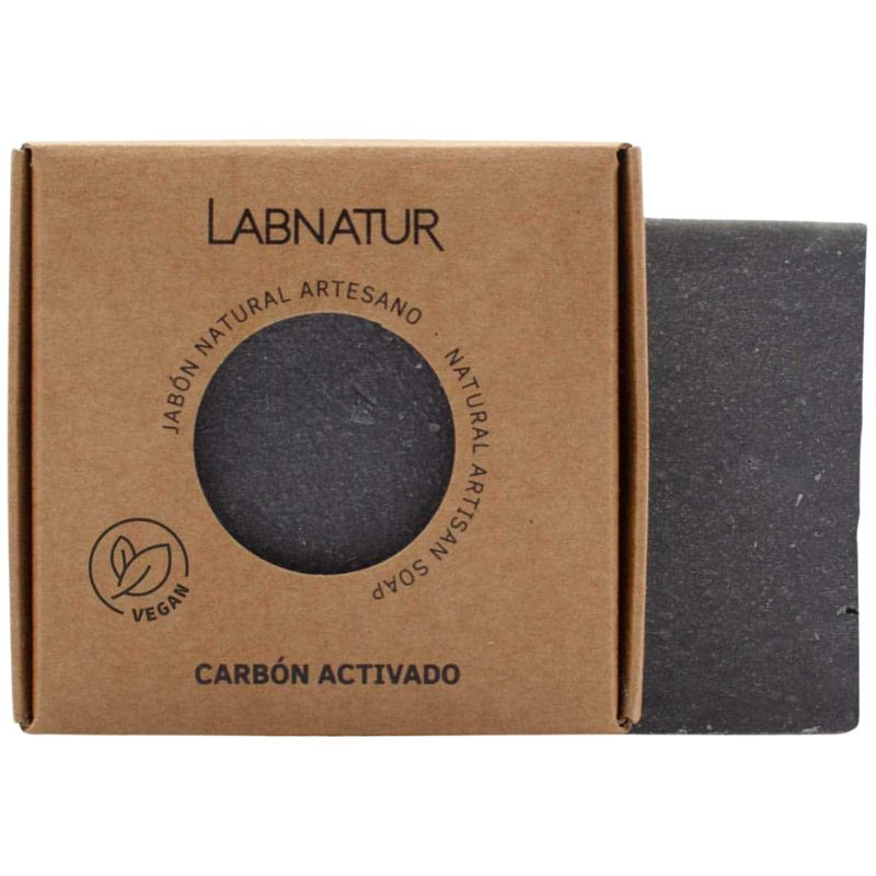 JABÓN NATURAL PREMIUM DE CARBÓN ACTIVADO 100G LABNATUR