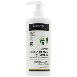 CHAMPÚ REVITALIZANTE ORTIGA BLANCA Y TOMILLO 450ML LABNATUR BIO