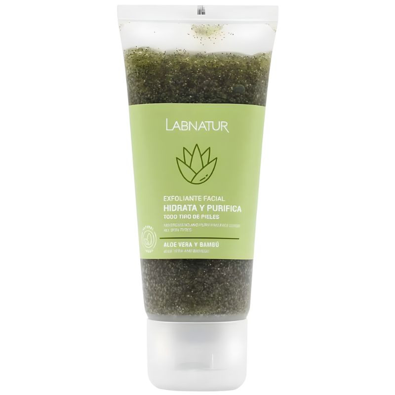 EXFOLIANTE FACIAL DE ALOE VERA Y BAMBÚ 100ML LABNATUR