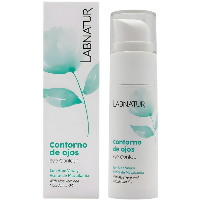 CONTORNO DE OJOS CON ALOE VERA Y MACADAMIA 30ML LABNATUR