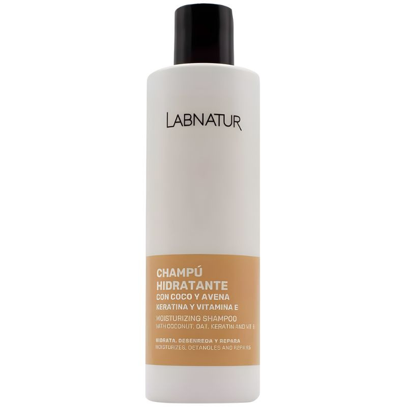 CHAMPÚ HIDRATANTE COCO Y AVENA CON KERATINA 250ML LABNATUR