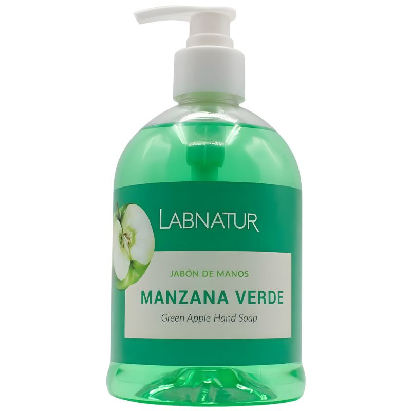 JABÓN DE MANOS DE MANZANA VERDE 500ML LABNATUR