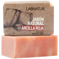 JABÓN NATURAL DE ARCILLA ROJA 100G LABNATUR