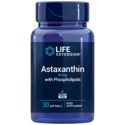 ASTAXANTINA CON FOSFOLÍPIDOS 4MG 30 PERLAS LIFE EXTENSION