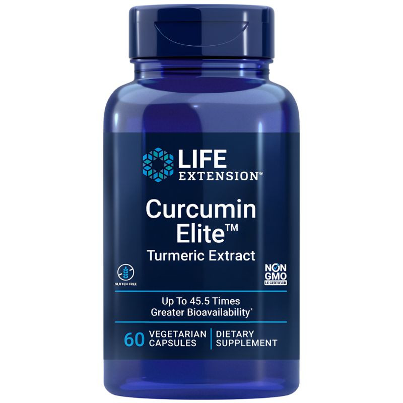 CURCUMIN ELITE EXTRACTO DE CÚRCUMA 60 CÁPSULAS LIFE EXTENSION