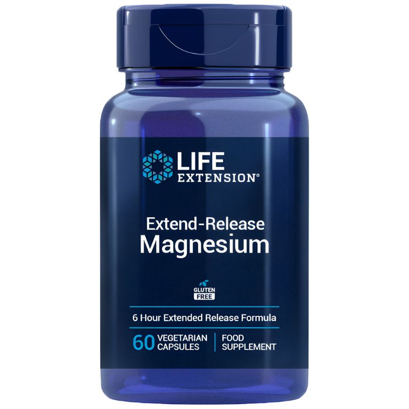 EXTEND-RELEASE MAGNESIUM 60 CÁPSULAS LIFE EXTENSION