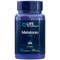 MELATONIN 1MG 60 CÁPSULAS LIFE EXTENSION