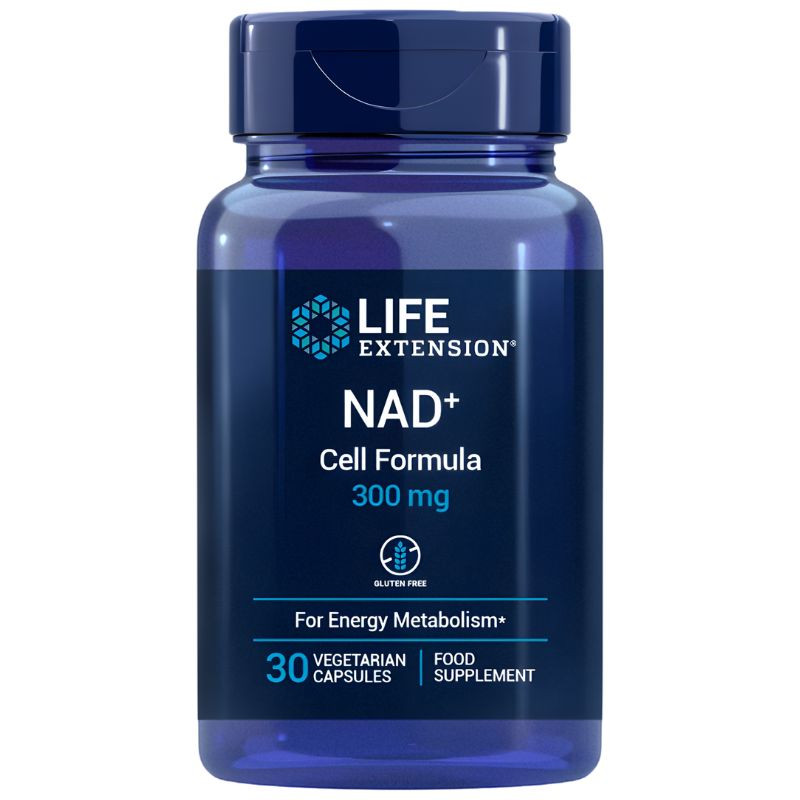 NAD+ CELL FORMULA 300MG 30 CÁPSULAS LIFE EXTENSION