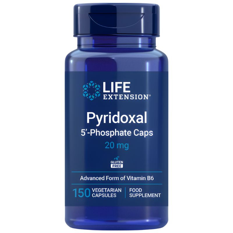 PYRIDOXAL 5-PHOSPHATE 20MG 150 CÁPSULAS LIFE EXTENSION