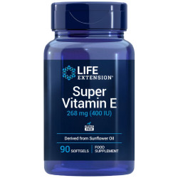 SUPER VITAMIN E 268MG 400UI 90 PERLAS LIFE EXTENSION