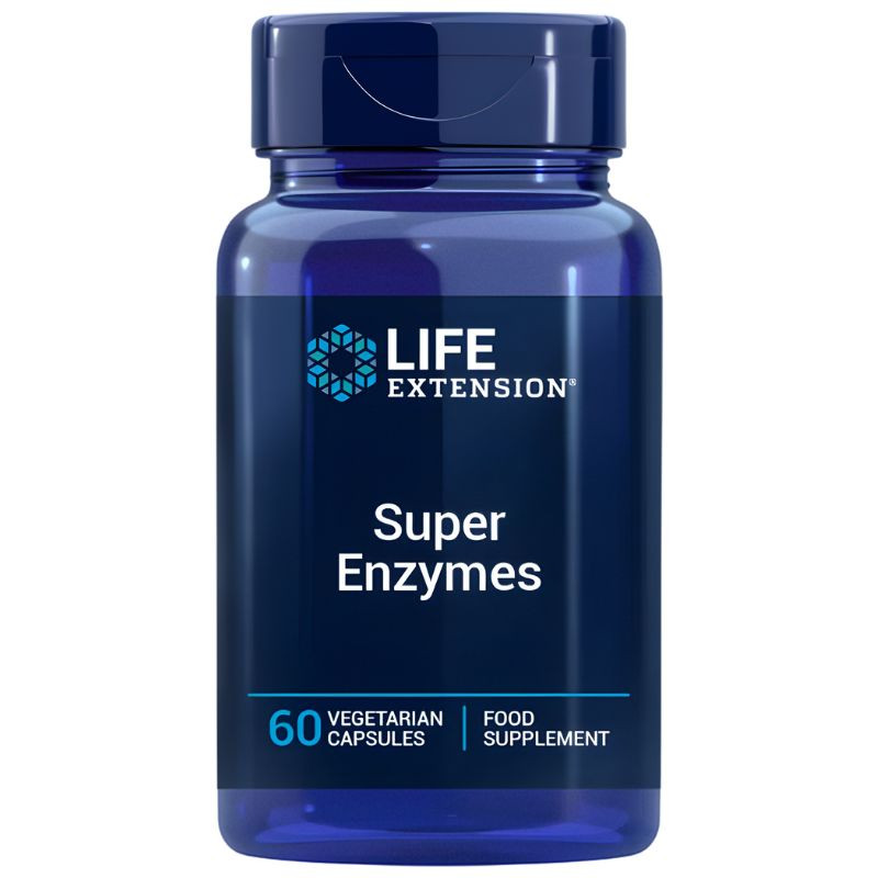SUPER ENZYMES 60 CÁPSULAS LIFE EXTENSION