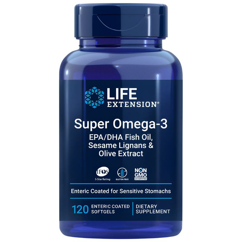 SUPER OMEGA-3 EPA/DHA 120 PERLAS LIFE EXTENSION