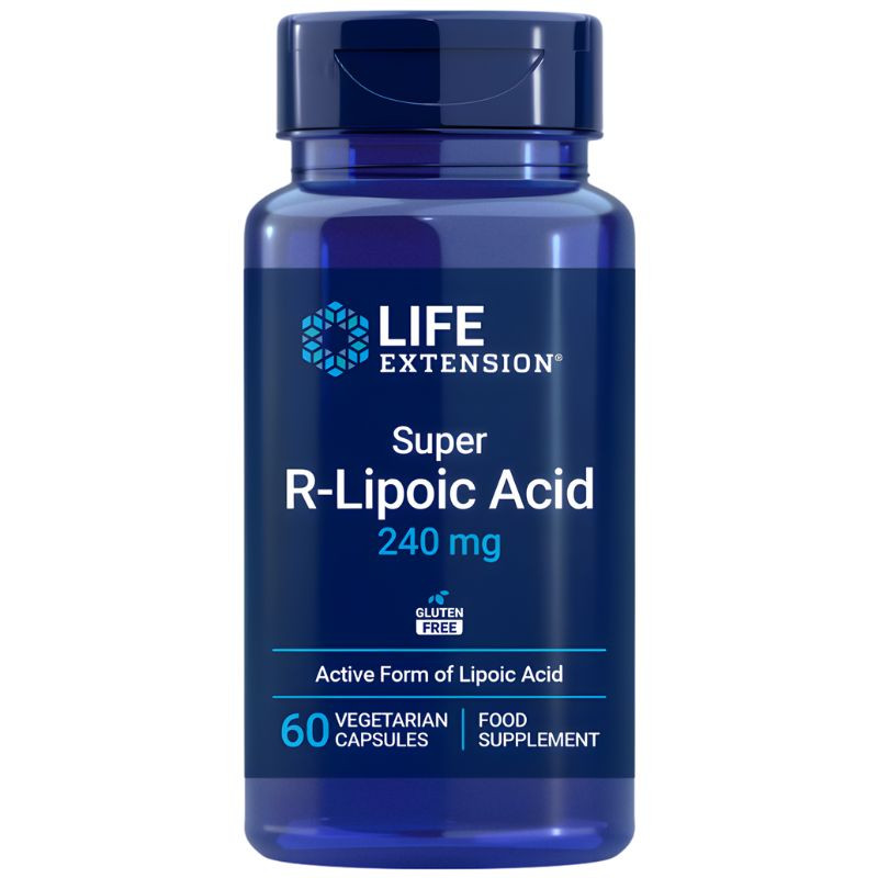 SUPER R-LIPOIC ACID 240MG 60 CÁPSULAS LIFE EXTENSION
