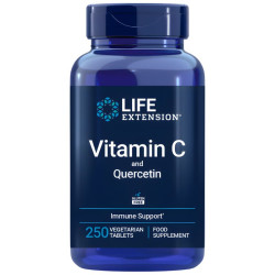 VITAMINA C Y QUERCETINA 250 COMPRIMIDOS LIFE EXTENSION