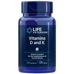VITAMINAS D Y K 60 CÁPSULAS LIFE EXTENSION