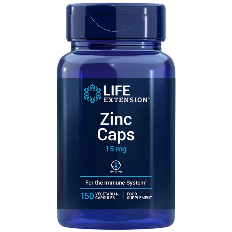 ZINC 15MG 150 CÁPSULAS LIFE EXTENSION