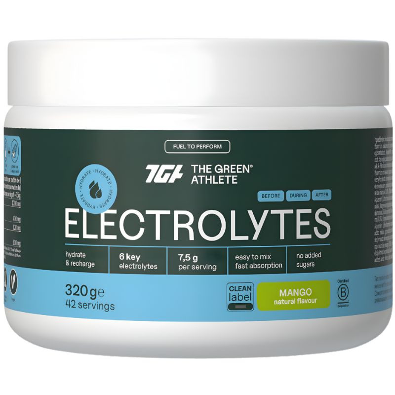 ELECTROLITOS SABOR NEUTRO 320G THE GREEN ATHLETE