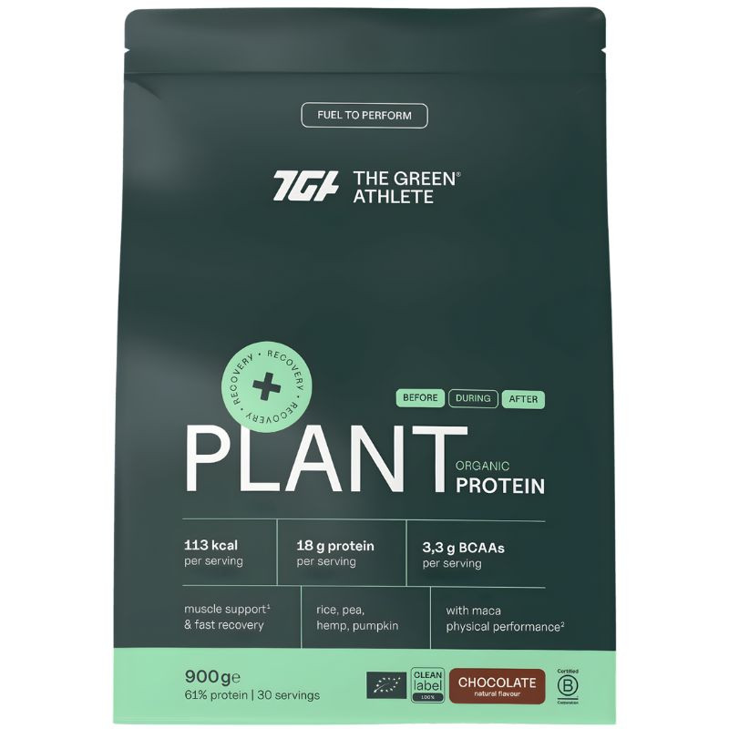 PROTEÍNA VEGETAL SABOR CHOCOLATE 900G THE GREEN ATHLETE