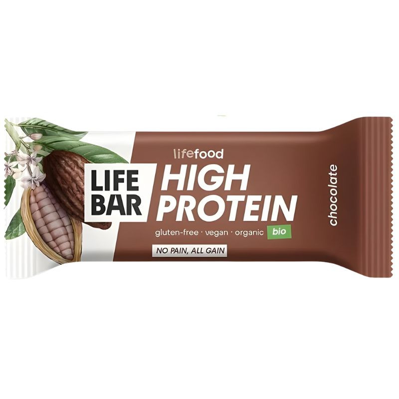 BARRITA DE PROTEÍNA SABOR CHOCOLATE BIO 40G LIFEFOOD