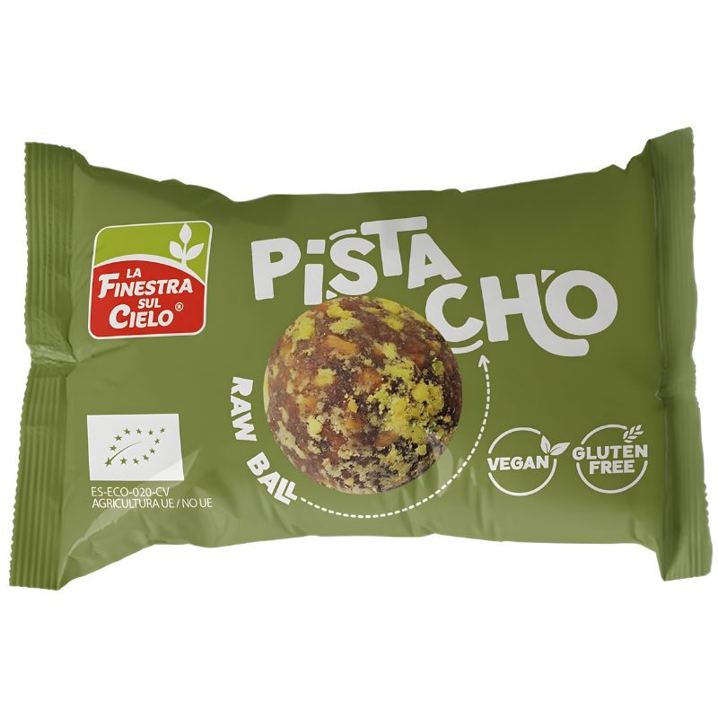 ENERGY BALL PISTACHO BIO SIN GLUTEN 25G FINESTRA