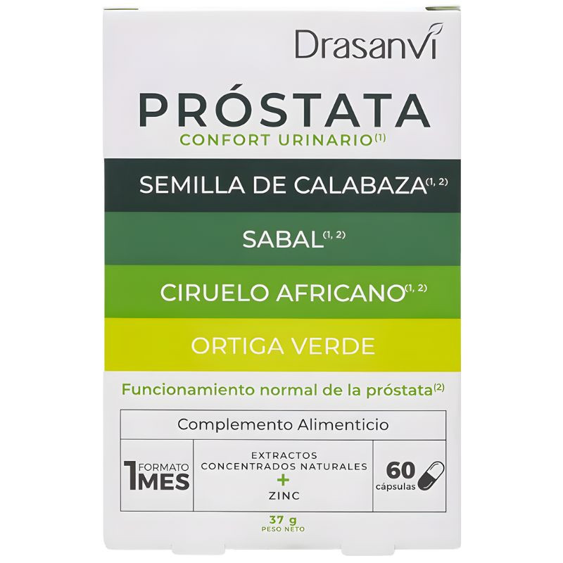 PRÓSTATA 60 CÁPSULAS DRASANVI