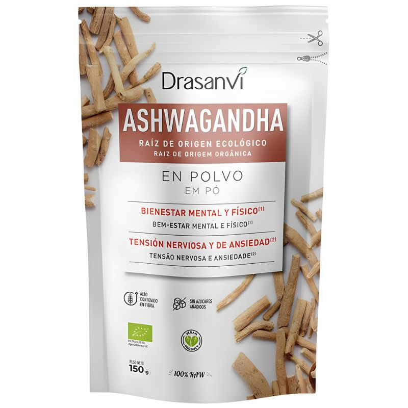 ASHWAGANDHA POLVO BIO 150G DRASANVI