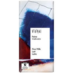 CHOCOLATE CON LECHE BIO 80G VIVANI