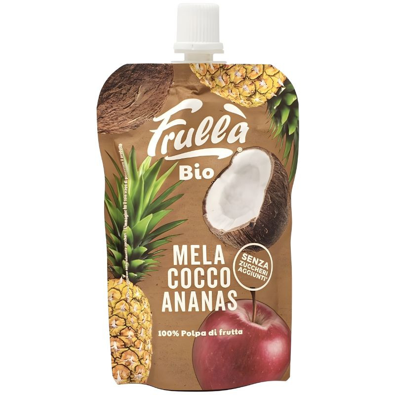 PURÉ DE MANZANA, COCO Y PIÑA BIO 100G NATURA NUOVA