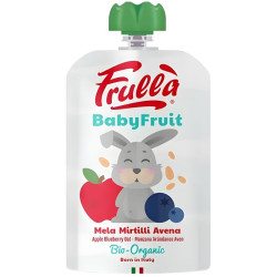 BABY FRULLÀ MANZANA, ARÁNDANOS Y AVENA BIO 100G NATURA NUOVA