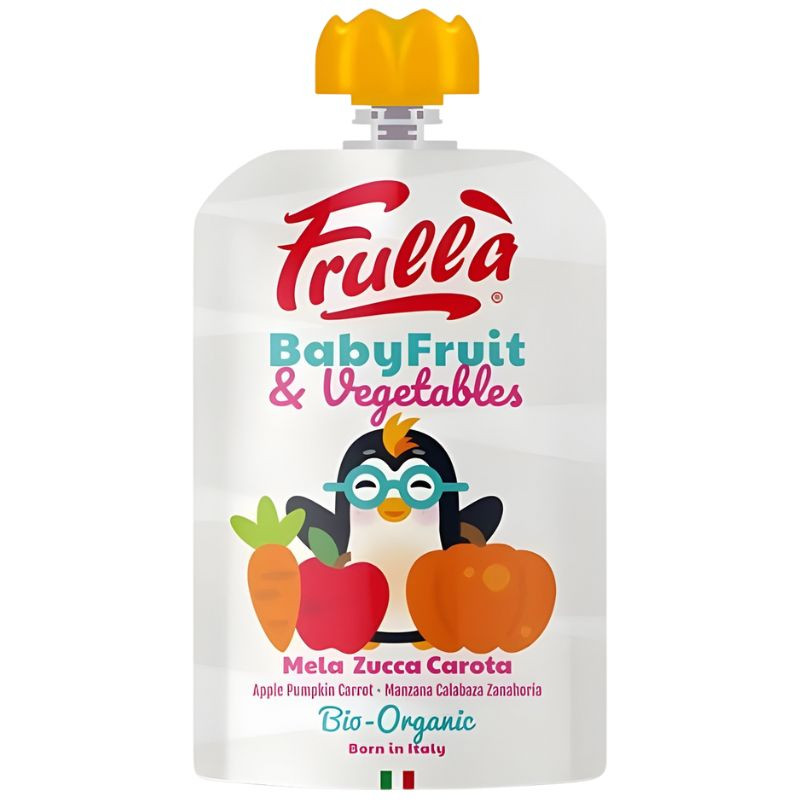 BABY FRULLÀ MANZANA, CALABAZA Y ZANAHORIA BIO 100G NATURA NUOVA