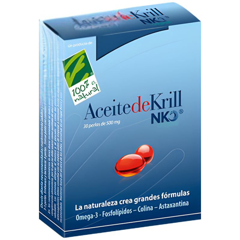 ACEITE DE KRILL NKO 500MG 30 PERLAS 100% NATURAL