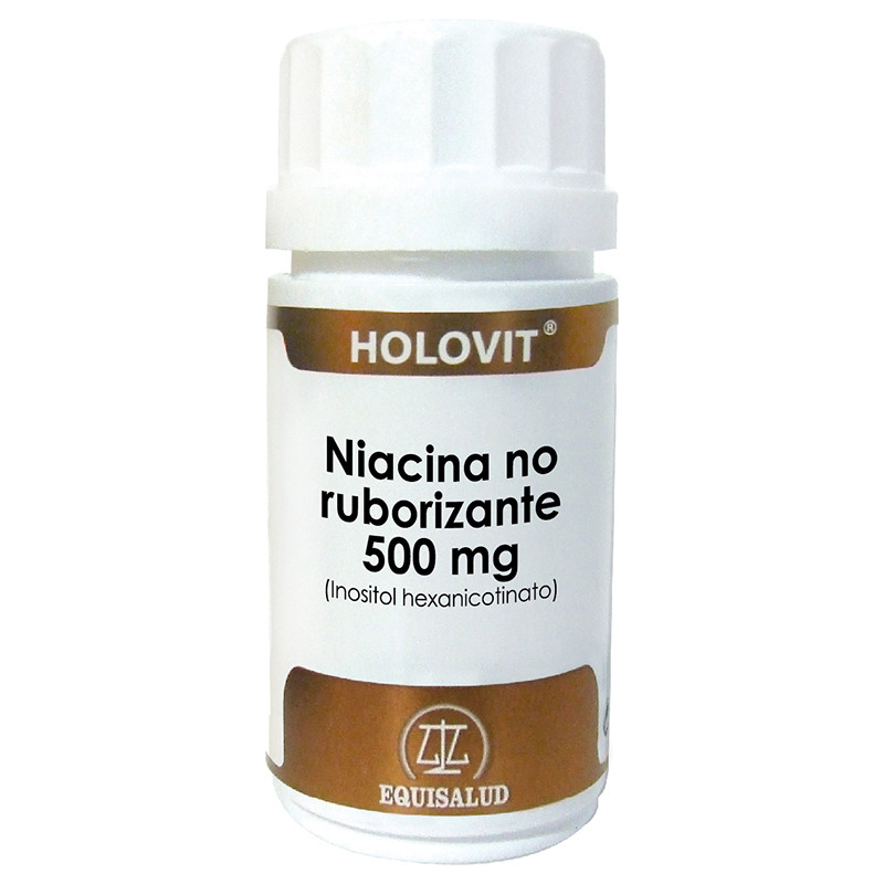 HOLOVIT NIACINA NO RUBORIZANTE 500Mg. 50 CAPSULAS EQUISALUD