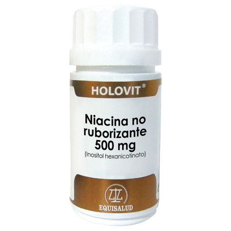 HOLOVIT NIACINA NO RUBORIZANTE 500Mg. 50 CAPSULAS EQUISALUD