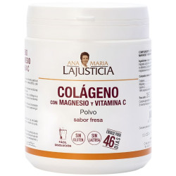 COLAGENO CON MAGNESIO FRESA 350Gr. ANA M. LAJUSTICIA
