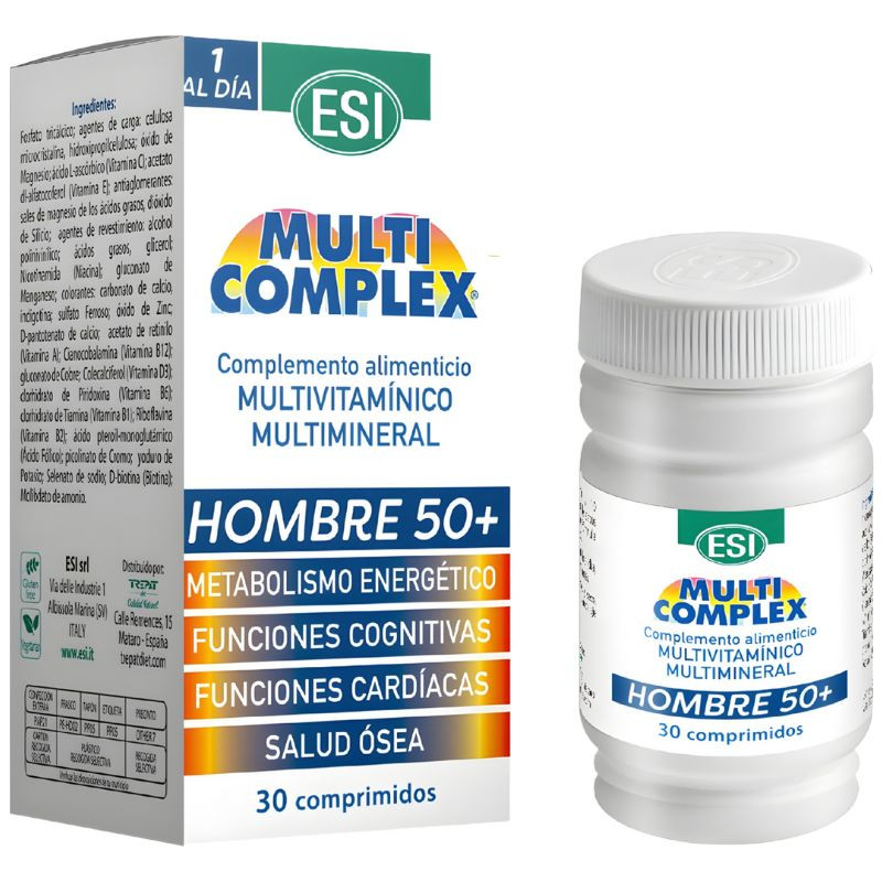MULTICOMPLEX HOMBRE 50+ 30 COMPRIMIDOS ESI