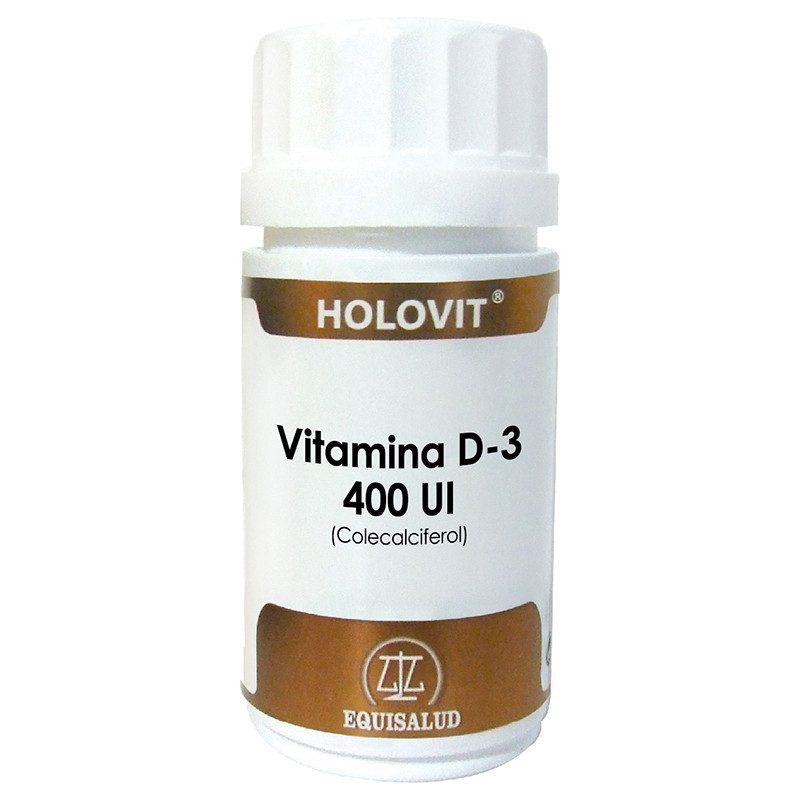 HOLOVIT VITAMINA D3 400UI (COLECALCIFEROL) 50 CAPSULAS EQUISALUD