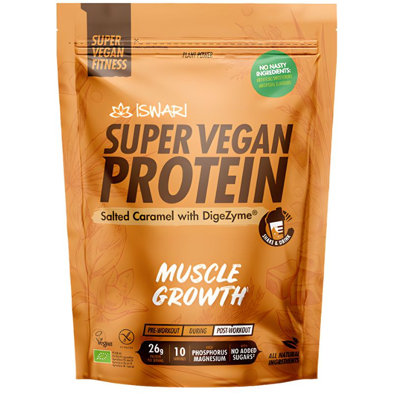 SVF SUPER VEGAN PROTEIN CARAMELO SALADO 400G ISWARI
