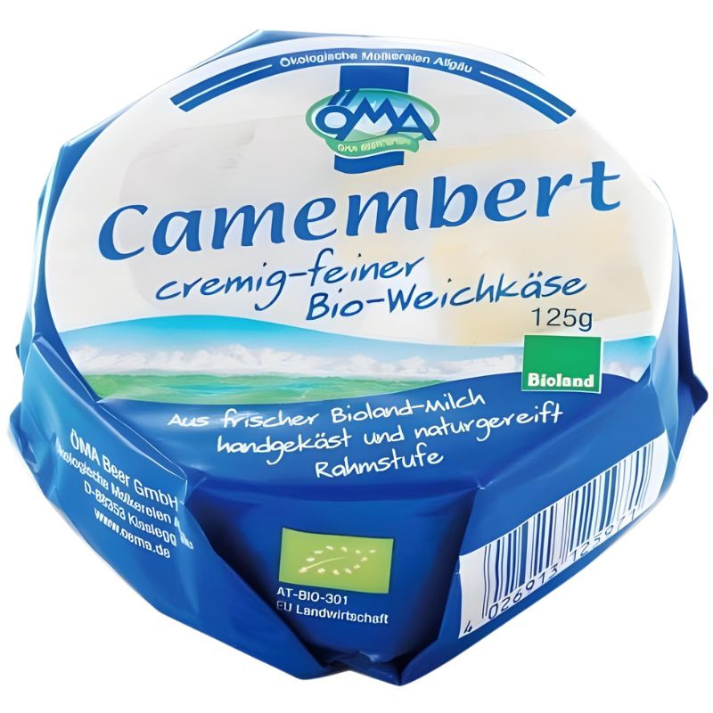 QUESO CAMEMBERT BIO 125G OMA BEER