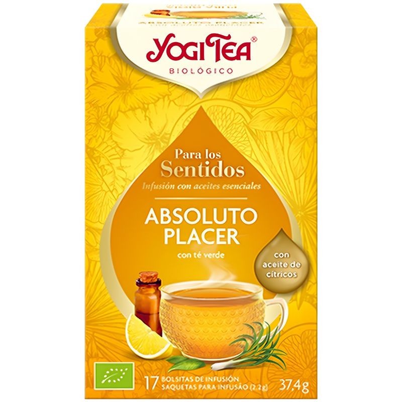 PARA LOS SENTIDOS ABSOLUTO PLACER 17 FILTROS YOGI TEA